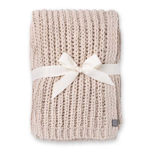 Modern Moments by Gerber Baby Neutral Chenille Blanket, Oatmeal, One Size