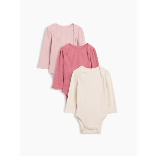 Baby First Favorites TinyRib Bodysuit (3-Pack)