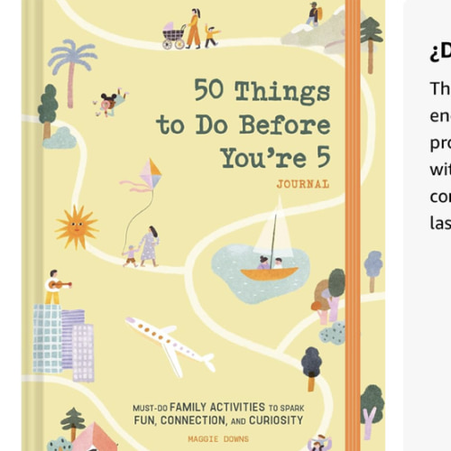 50 Things to Do Before You're 5 Journal: Must-Do Family Activities to Spark Fun, Connection, and Curiosity