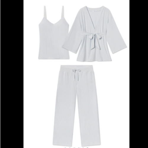 LAKE | Women | DreamModal Pajamas | Fog Maternity Kimono Bundle