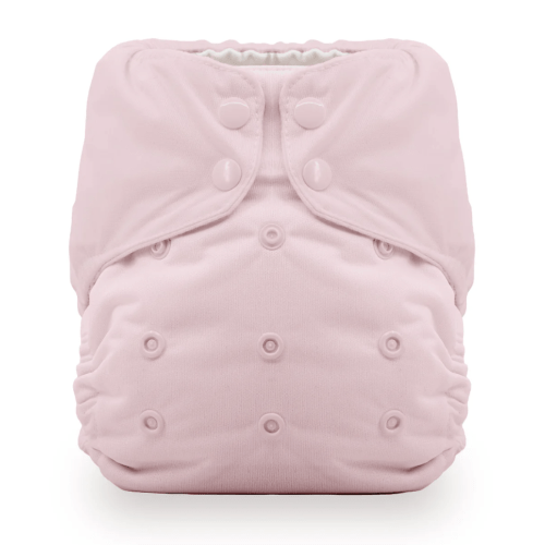 All in One Cloth Diaper | Organic Cotton + Hemp | Pink Salt