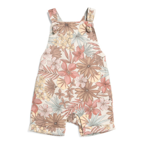 Infant Girls Floral Knot Overalls | Kids & Baby | T.J.Maxx
