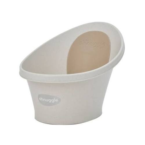 Shnuggle Baby Bath Tub – Newborn Bath Support from Birth – Cookies and Cream