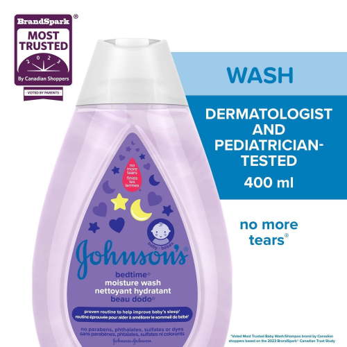 Johnson's Baby Bedtime Moisturizing Bath Wash and Cleanser, 400 mL - Walmart.ca