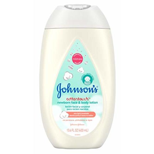Johnsons Baby Cotton Touch Lotion Face & Body 13.6 Ounce (Pack of 3)