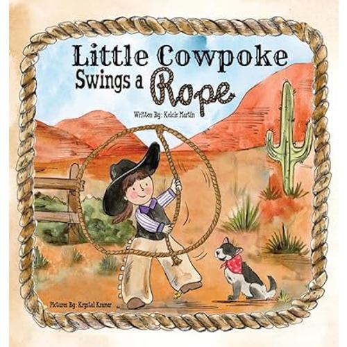 Little Cowpoke Swings a Rope