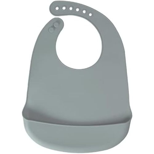Silicone Bibs For Babies- BPA-Free Waterproof Bib With Pocket- Dishwasher Safe Feeding Bib With Food Catcher