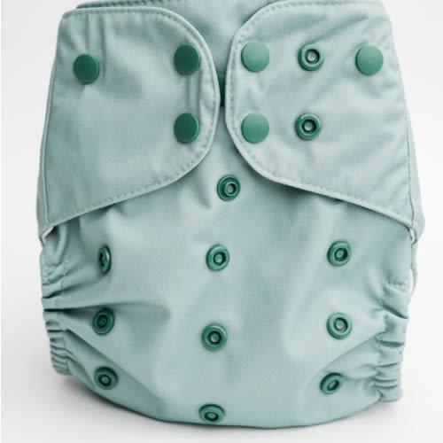 Luxe Pocket Cloth Diaper with Dual Inner Gussets and Athletic Wicking Jersey