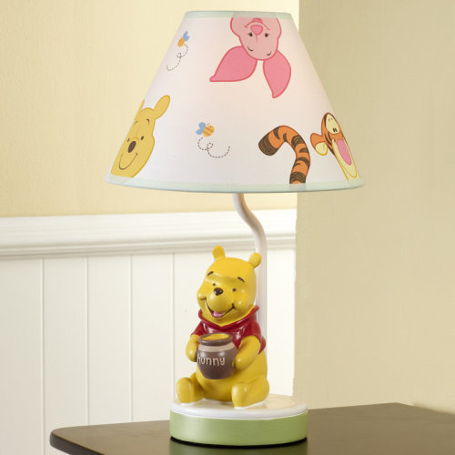 Disney Winnie the Pooh Peeking Pooh 16" Table Lamp | Wayfair