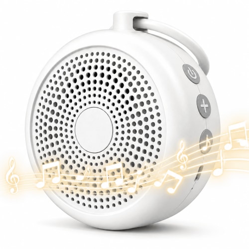 Radsen Portable Sound Machine, White Noise Machine for Baby Adults, 29 Soothing Sounds for Sleep, Child Lock & 60Hrs Playtime, 30 Volume Control– for Home, Office Privacy, Meditation, Registry Gift