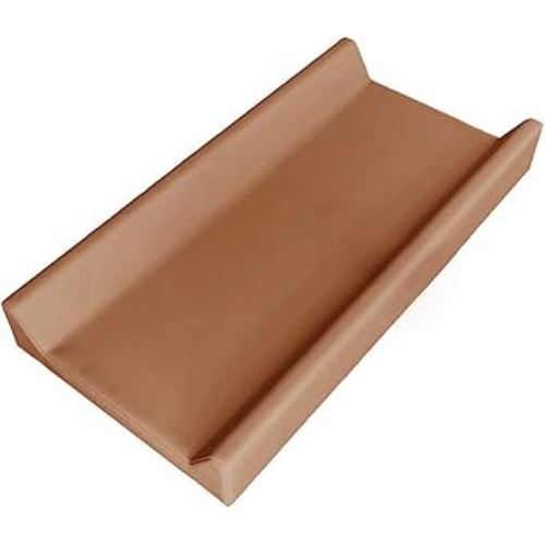 Owlowla Changing Pad Cover,Waterproof Changing Pad Covers-Soft Leather Diaper Changing Table Cover,Fits Standard Changing Pads for Baby Boy Girl(Brown)