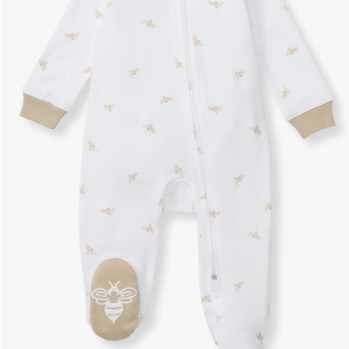 Burt's Bees Baby Boys Sleep and Play PJs, 100% Organic Cotton One-Piece Zip Front Romper Jumpsuit Pajamas