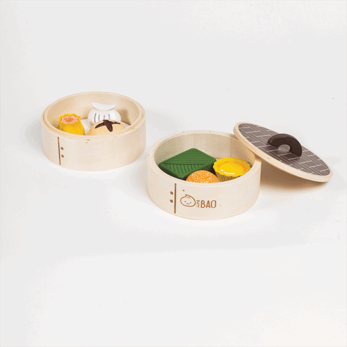 Wooden Dim Sum Toy - a la carte — Bitty Bao Chinese Bilingual Books & Toys