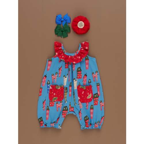 Storybook Lane Ruffle Bubble Romper