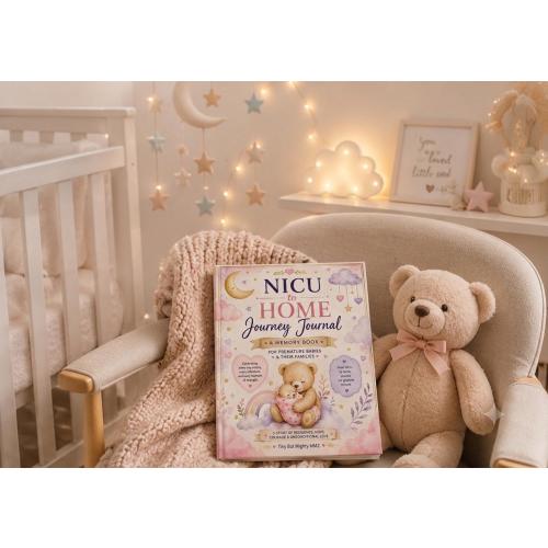 Nicu to Home Journey  | Premature Baby Memory Book | NICU Milestone & Keepsake Journal | Printable PDF for NICU Parents