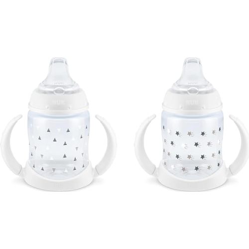 NUK Learner Cup, 6+ Months, Timeless Collection, Amazon Exclusive, 5 Oz, Pack of 2 – BPA Free, Spill Proof Sippy Cup