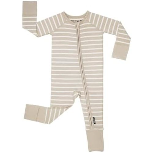 Baby Footie Pajamas, Viscose from Bamboo, Preemie & Newborn Sleepers, 2-Way Zipper PJs for Boys & Girls, 0–24 Months
