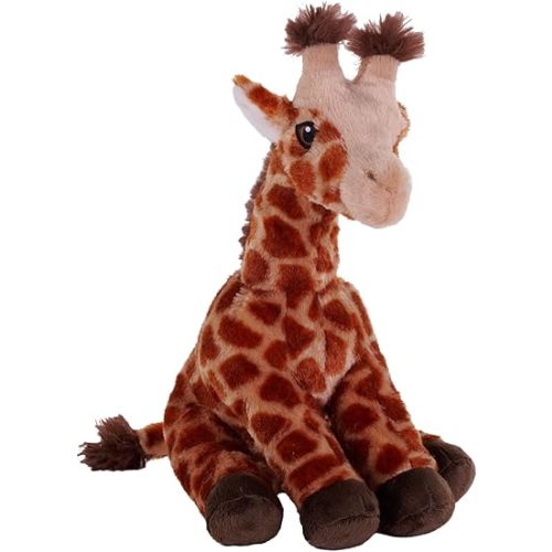Wild Republic Cuddlekins Eco Mini Giraffe Baby, Stuffed Animal, 8 Inches, Plush Toy, Fill is Spun Recycled Water Bottles, Eco Friendly