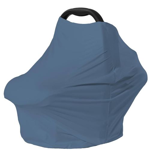 Nursing Cover for Car Seat Cover Baby - Multi-use Breastfeeding Cover Carseat Canopy Cover (blue)