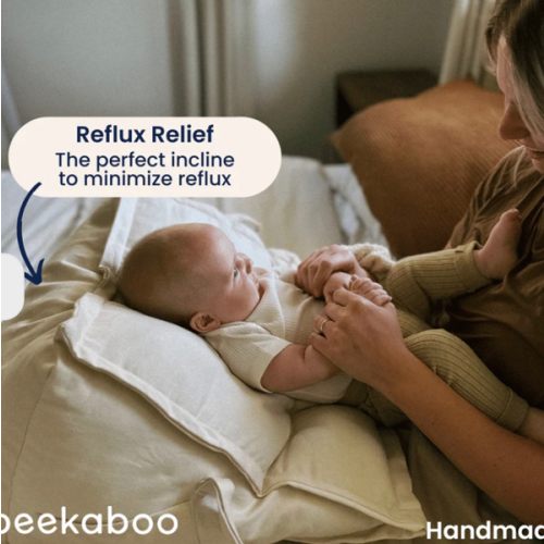 Peekaboo Pillow™ Official Site - Organic Infant Lap Pillow