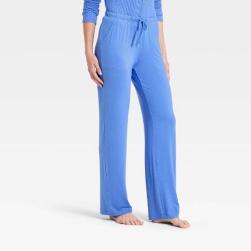 Women's Cloud Knit Pajama Pants - Auden™ Summer Blue M