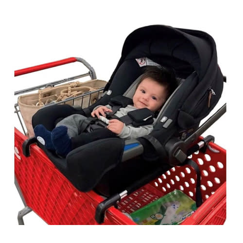 Totes Babies - Car Seat Carrier for Shopping Carts, Allows Babies, Newborns, Infants and Toddlers to Stay Snug or Sleeping in Car Seat While Parents Shop, As Seen on Shark Tank