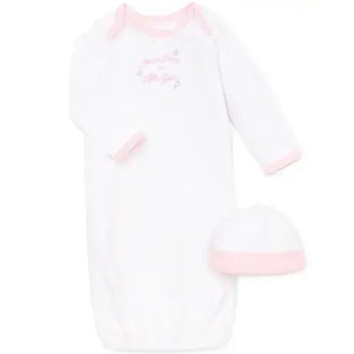 Thank Heaven For Little Girls Sleeper Gown and Hat