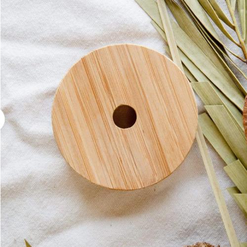 Bamboo Mason Jar Lid