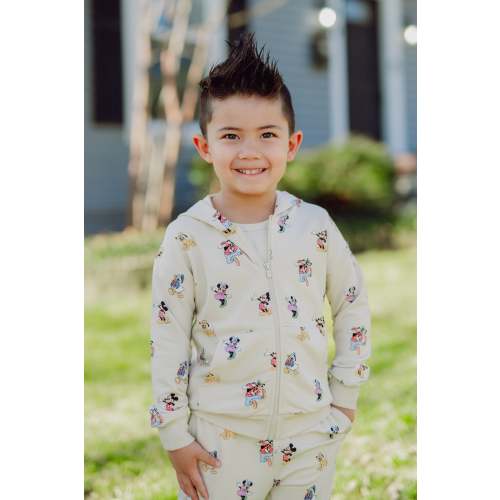Zip-Up Hoodie in Mickey Mouse and Friends