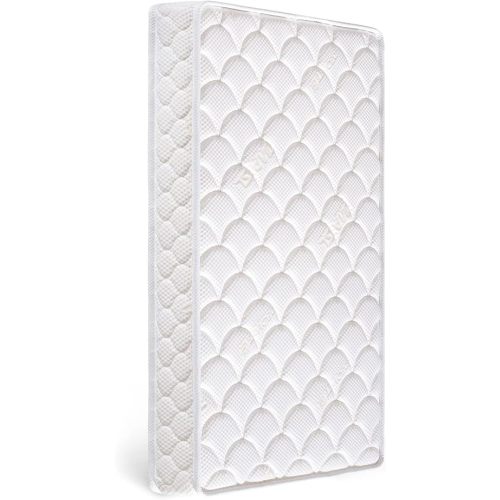 Tiankehan Premium Crib & Toddler Mattress-52"x27.6"x5", 100% Knitted Fabric, Soft Moisture Absorbent & Breathable Crib Mattress, Fits Standard Cribs & Toddler Beds