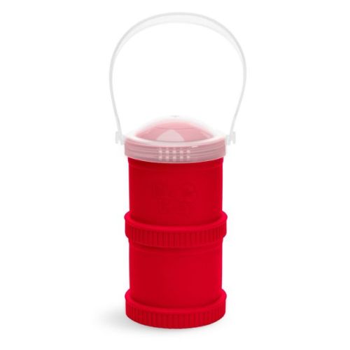 Re-Play Snack Stack with Trap and Travel Lid - Red - 2pk