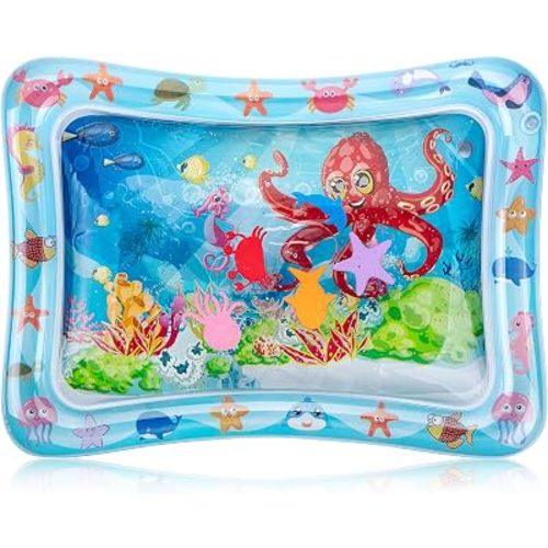 Mr. Pen- Inflatable Tummy Time Water Mat, Water Mat for Babies