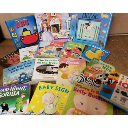 Lot of 5 Children BOARD Hardcover BABY TODDLER DAYCARE Kids BOOKS *RANDOM MIX*