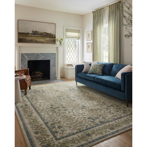 Rifle Paper Co. x Loloi Laurel Cream Area Rug & Reviews | Wayfair