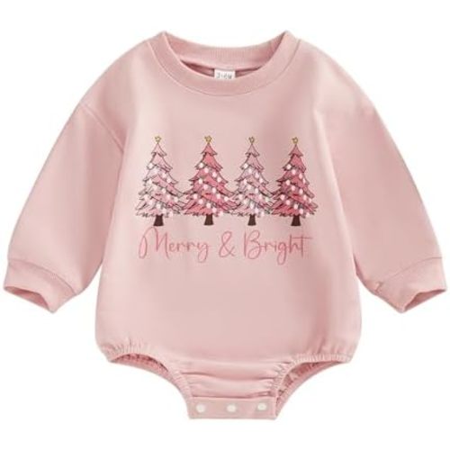 Thanksgiving Baby Girl Boy Outfit Newborn Bubble Romper Fall Winter Infant Long Sleeve Sweatshirt Top Cute Clothes