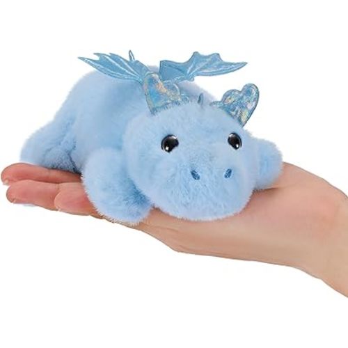 PEACH CAT Dragon Plush Cute Dragon Stuffed Animal Small Plushies Toys Gifts for Kids Blue