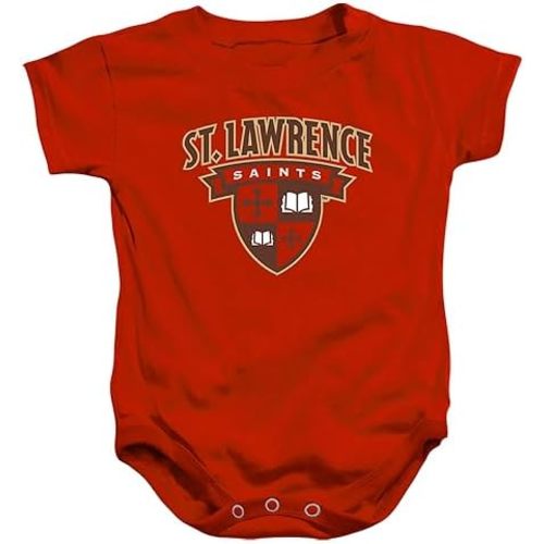 St Lawrence University Official Saints Logo Unisex Infant Snap Suit for Baby