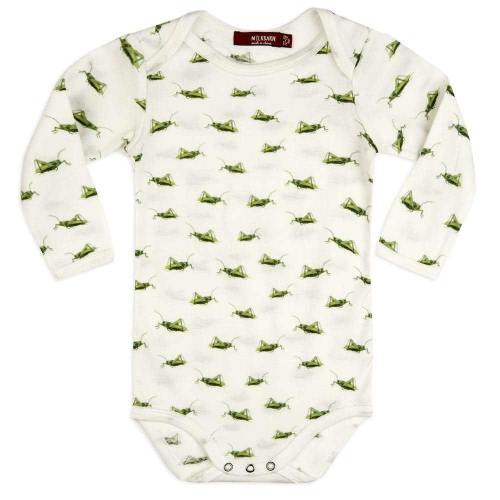 Grasshopper Organic Cotton Long Sleeve One Piece