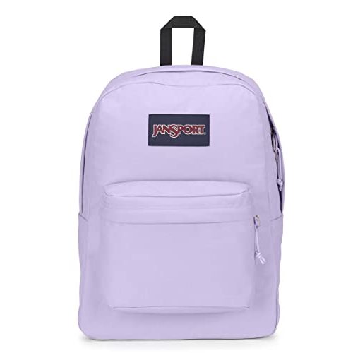 JanSport SuperBreak One Backpacks - Durable, Lightweight Bookbag with 1 Main Compartment, Front Utility Pocket with Built-in Organizer - Premium Backpack, Pastel Lilac