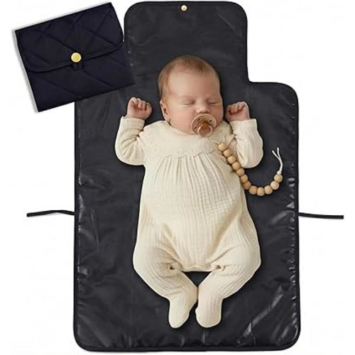 Portable Diaper Changing Pad - Soft and Easy to Clean Diaper Changing Mat for Babies - The Perfect Lightweight and Foldable Pad for Traveling