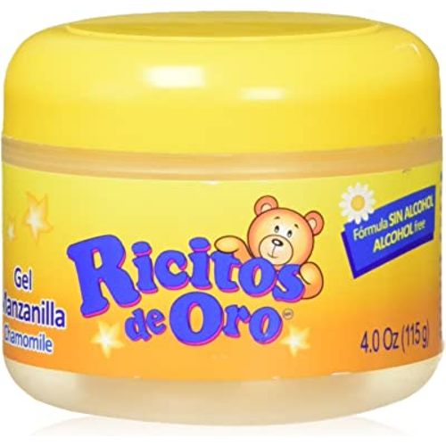 Manzanilla Ricitos de Hair Gel| Alcohol-Free Hair Care Gel for Daily Use, Gentle Gel with Chamomile Extract; 4.0 Ounces