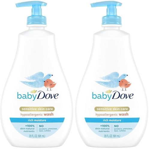 Baby Dove Sensitive Skin Care Baby Wash For Baby Bath Time Rich 20 oz
