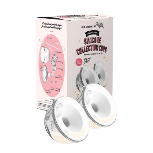 Silicone Milk Collection Cups | Legendairy Milk