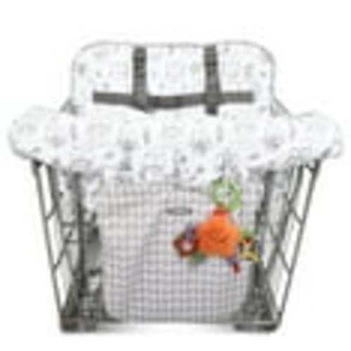 Graco 6M+ Adjustable Shopping Cart and High Chair Cover with Pocket and Storage Pouch, Beige