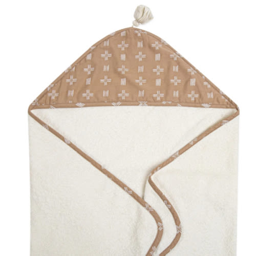 Ezra Baby Hooded Towel – Copper Dash