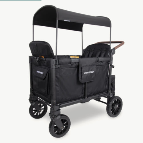 W4 Luxe Pro Quad Stroller Wagon | 4-Seater Kid's Wagon – WONDERFOLD