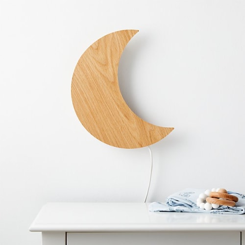 Crescent Moon Wall Night Light