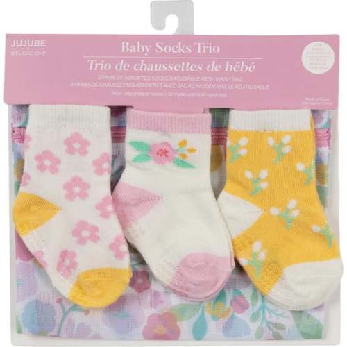 Studio Oh! Baby Socks Trios, Sweet Daisy (Pack Of 3) - JuJuBe | Maisonette