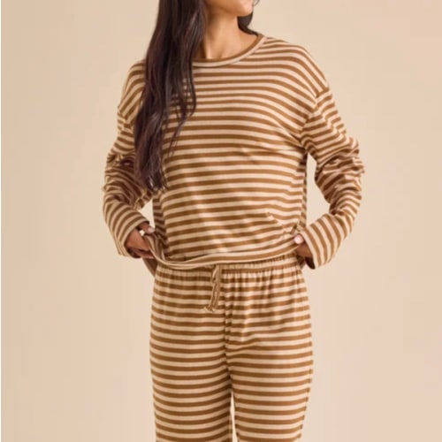 Briley Striped Pants Set