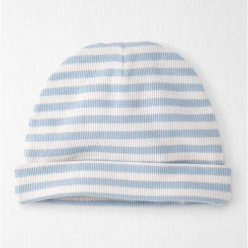 Baby Organic Cotton Rib Cap in Stripes - Little Planet | Carter's